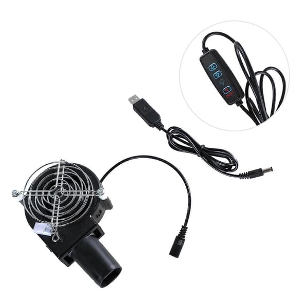 USB Power Fan 9733 Justerbar Hastighed Køleblæser Med Metalgitter Til Udendørs- Og Byggearbejde Multicolor