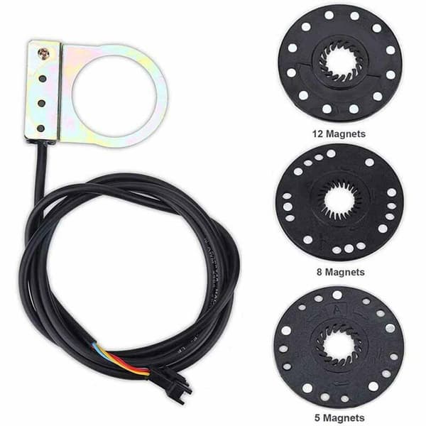 12 Magneter Elcykel Assistent Sensor Ersättning Elcykel Assistent Sensor Pedal Assistent Sensor för Mountainbike