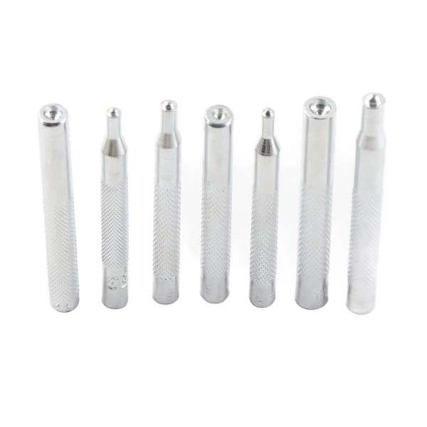 Læder Craft Snap Fastener Setter Nit Punch Tool Set - 11 stk