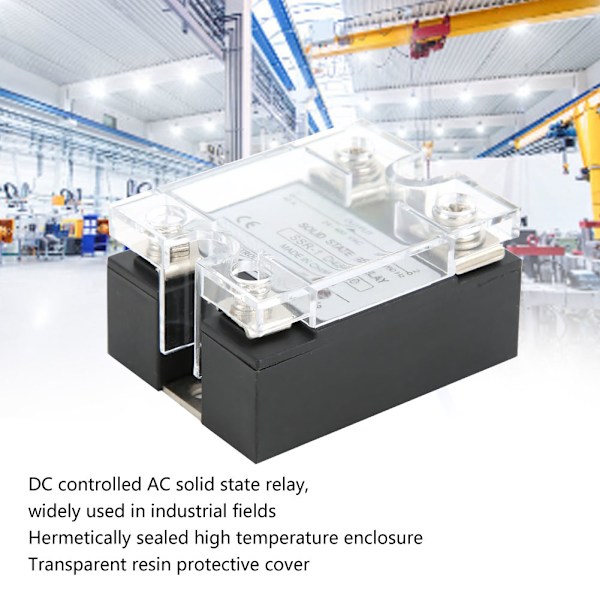 SSR 40A Solid State Relämodul DC Kontroll AC 3 32VDC