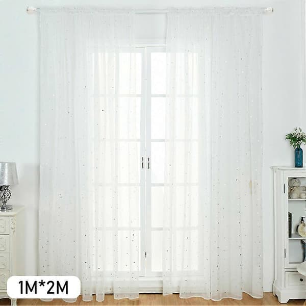 Romantisk tyllgardin elegant, romantisk for barnerom white 1m*2m