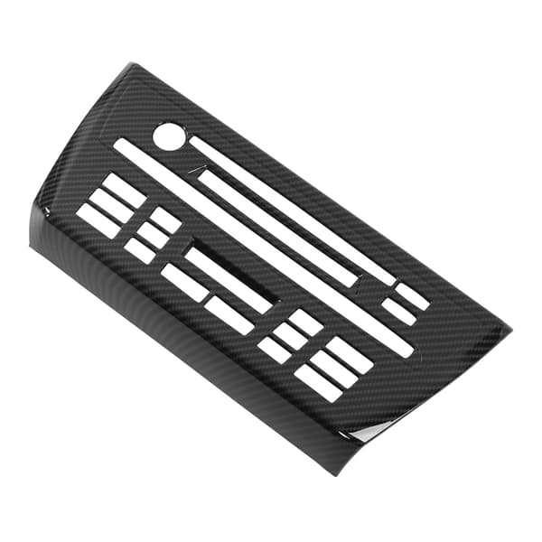 Bil CD Panel Cover Kulfiber Stil Central Kontrolpanel Ramme Mærkat Erstatning for X3 E83 2006-2010