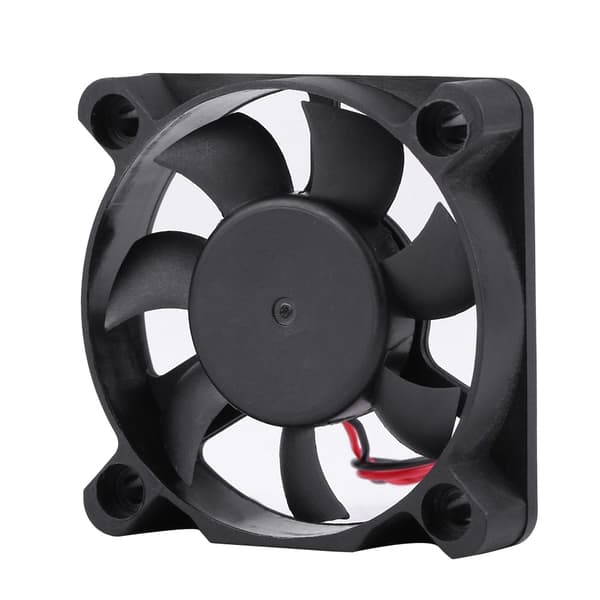 Sort DC Blæser Bildele 50*50mm - RC Motor Køleblæser