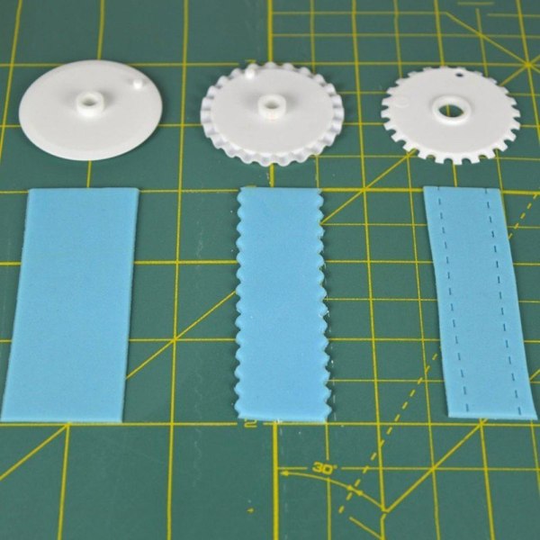 3 stk Sugarcraft Fondant Gum Pasta Bånd Cutter Stitcher Roller Strip Kageværktøj