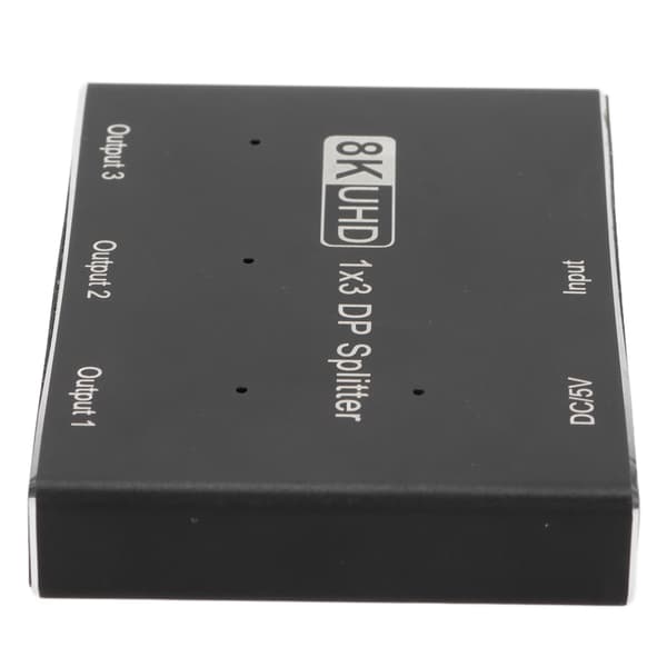 DisplayPort 1.4 Splitter 1x3 MST SST Hub til iOS Windows Android-systemer
