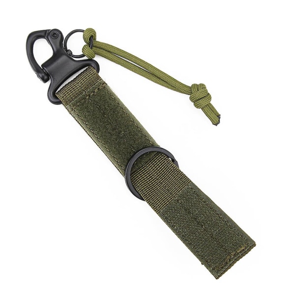 Ulkoilu vyötärövyön avaimenperän varustetyökalu Monitoiminen Molle-avaimen solki (musta) Green