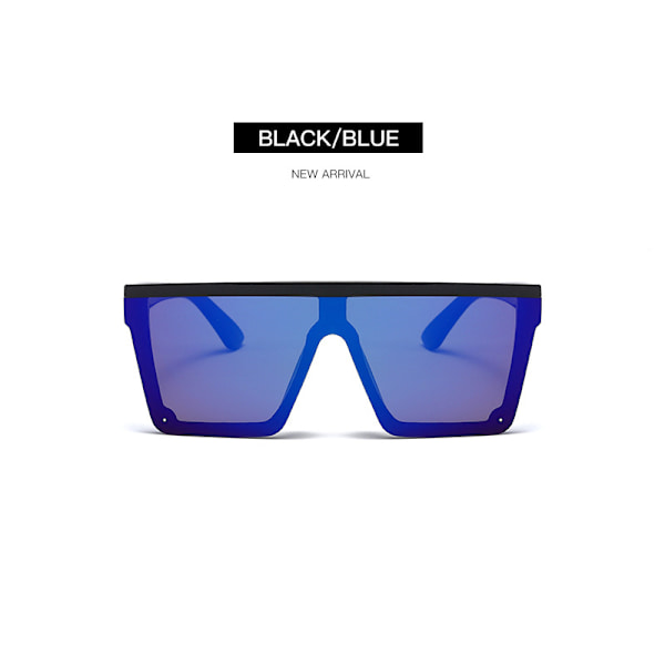 miesten ja naisten isorunkoiset aurinkolasit Black frame ice blue