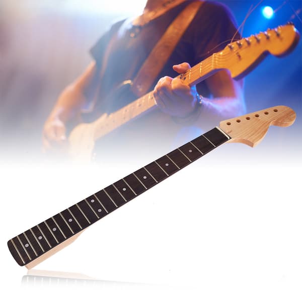 Högerhands Trä Greppbräda 22 Band Stall Gitarrhals Elgitarr Ersättningsdelar