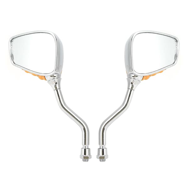 2 st Motorcykel Skelettklo Handbackspeglar Universal Guld