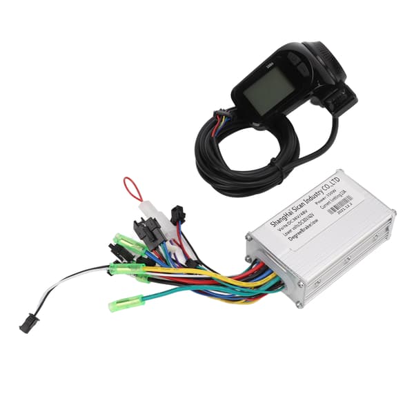 36/48V 350W Børsteløs Motorstyring med LCD-Display Panel til Elcykel Scooter