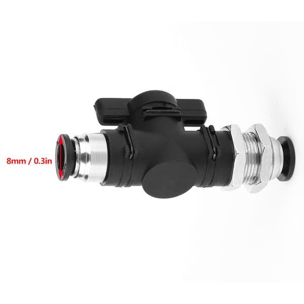 8 mm Quick Connect pneumatisk luftventilkontakt