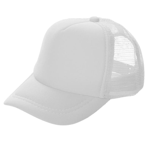 Herr Dam Snapback cap Andas Hip Hop Justerbar Trucker Hat White