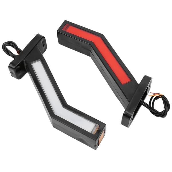 Universal LED sidemarkeringslys Konturfrigangslys 12/24V til SUV Bus Bådtrailer lastbil