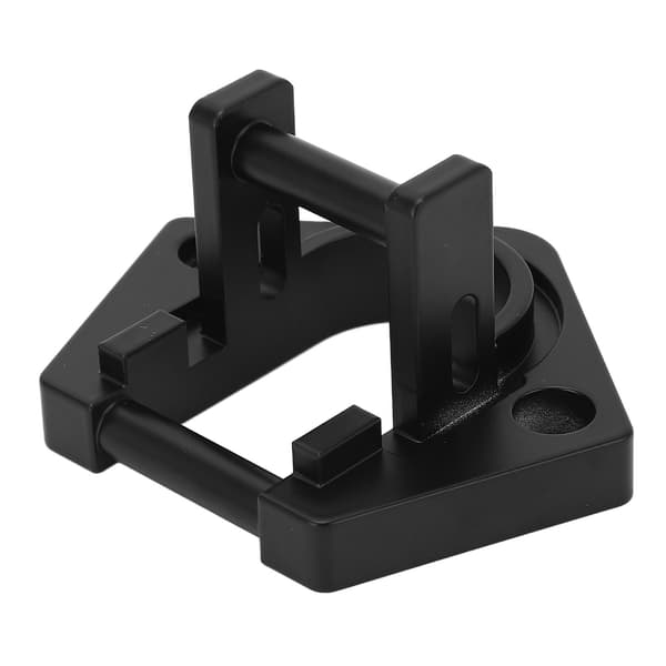 RV Markisefod 3825.RV.032922 Solid Aluminium Bundfod Sort til Sunchaser II Heavy Duty End Plug Afrundet Hardware