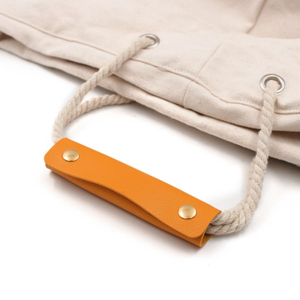 Remresistenta läderkuddar Anti-stryp design Yellow 1 pcs