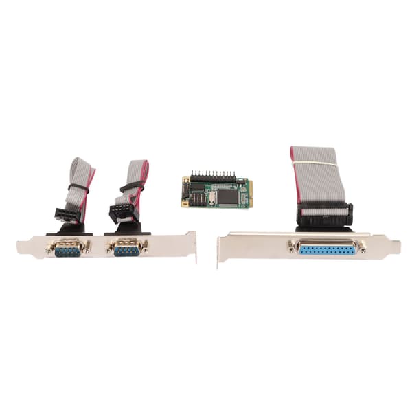 Mini PCIe Seriel Parallel Udvidelseskort 6Gbps PCI Express til Printer LPT Port 2 Port RS232 DB9 Adapter til 4U Kabinet