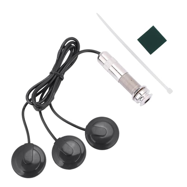 6,35 mm Piezo Pickup Transducer för Akustisk Gitarr Ukulele Mandolin