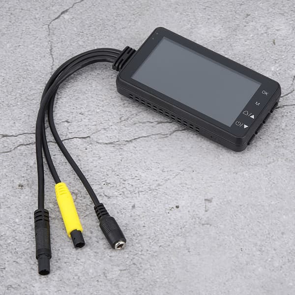 720P 3-tums LCD-skärm Dubbelkamera för Motorcyklar Data Dold Recorder