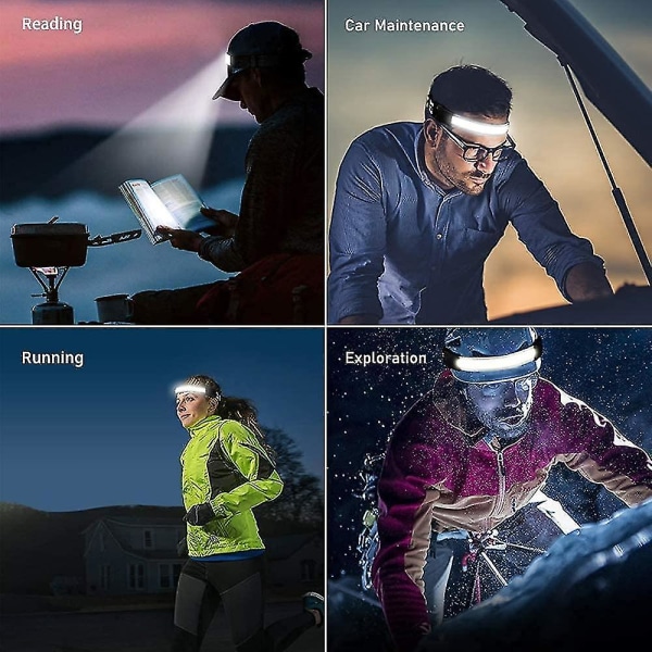 Rörelsesensor Uppladdningsbar LED-strålkastare 220 Wide Beam