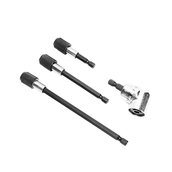 4-delt borforlænger magnetisk 1/4" sekskantskaft 105° justerbart adapterværktøjssæt