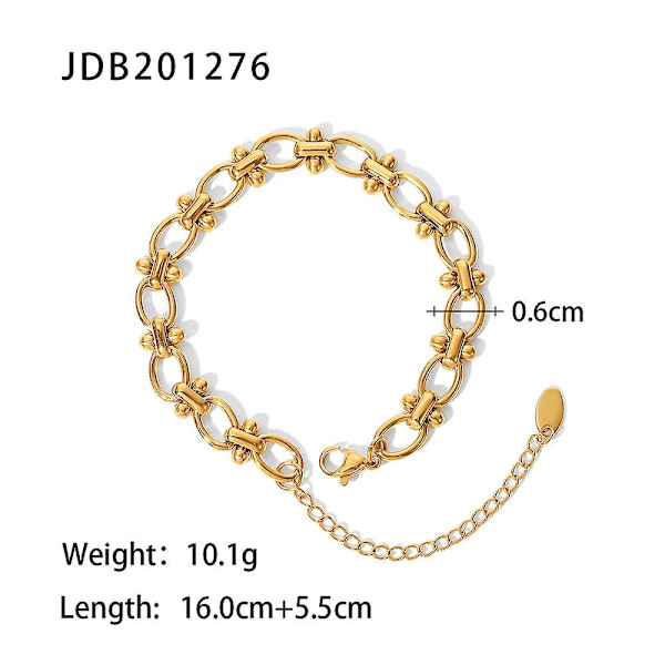 Armbånd O Shape Daily Outfit Metallic Element B1378