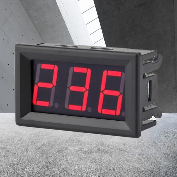 LED digital voltmeter 0,56 tommer 2-trådet AC 70-380V spændingsmåler