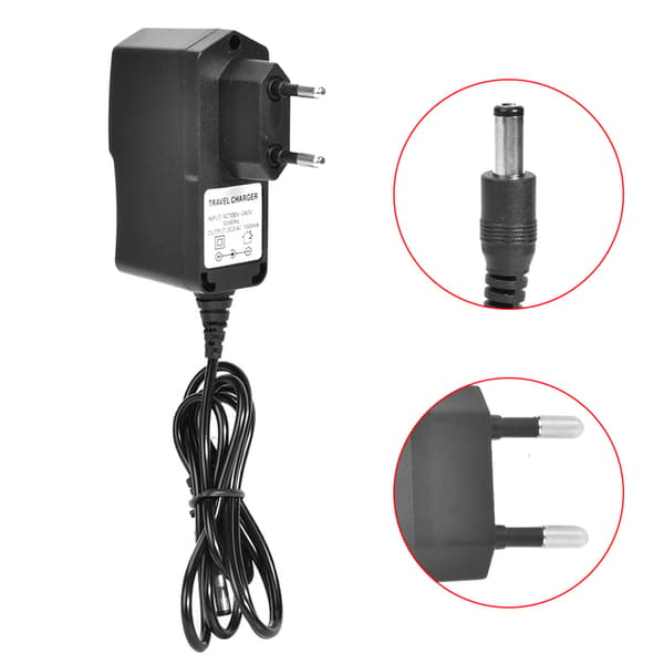 8,4V 1A Batterilader til Cykellys EU Stik 100‑240V