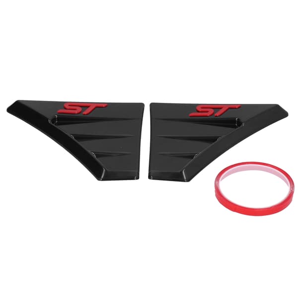 Et par skjermsideventilhetter for ST RS styling modifikasjonstilbehør for Ford Focus MK 2Rød
