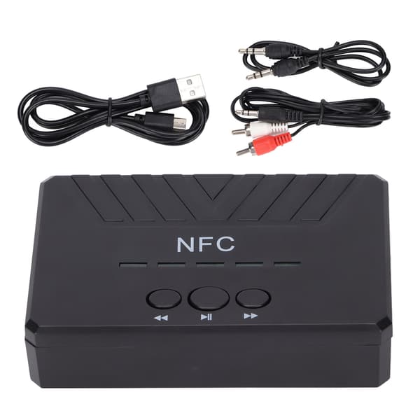 NFC 5.0 Bluetooth-mottaker USB AUX trådløs lydadapter bil hjem stereo