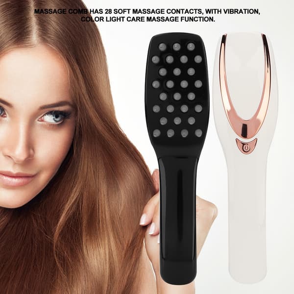 Elektrisk hårväxt massagekam Anti håravfall vibration hälsa massager
