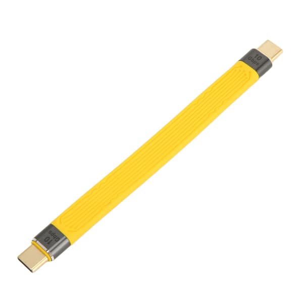 USB C till USB C-kabel 13,5 cm Hane till Hane 100W 5A Snabbladdning 10Gbps Dataöverföring