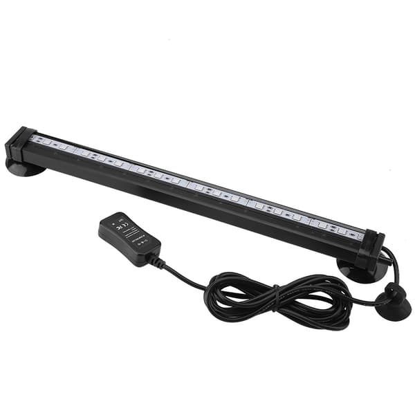 Fjernkontroll Akvarium Boblelys 31cm Undervanns LED Akvarielys US Plug