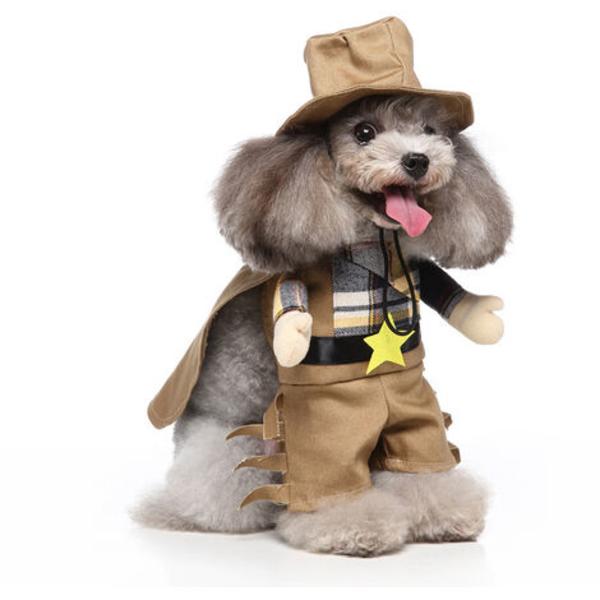Cosplay hundkläder står upp, klä upp husdjurskläder