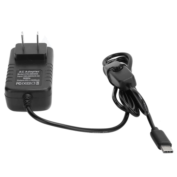 Raspberry Pi 4B 5V 3A Type C -virtalähde virtakytkimellä 100-240V US-pistoke
