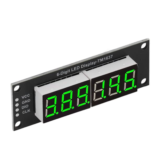 TM1637 0.36 Tommer 6 Bit 7 Segment Grønn LED Digitalt Display Modul 5V