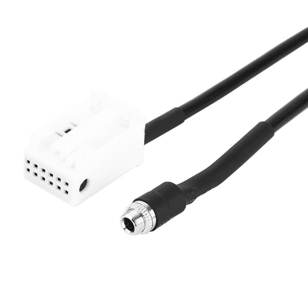 12-stifts AUX-ljudingångskabelkit för iPhone iPod E60 E61 E63 E64