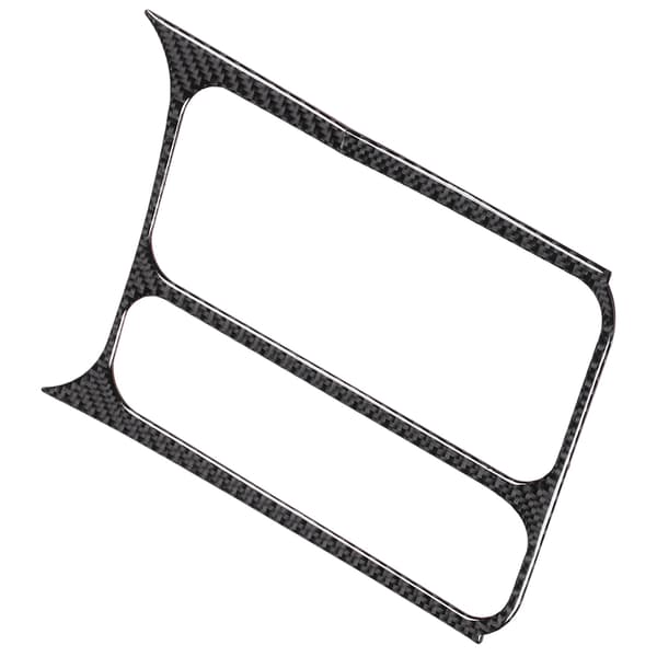 Deksel i karbonfiber for koppholderpanel, front, kaffeflaskefeste, trim, klistremerke