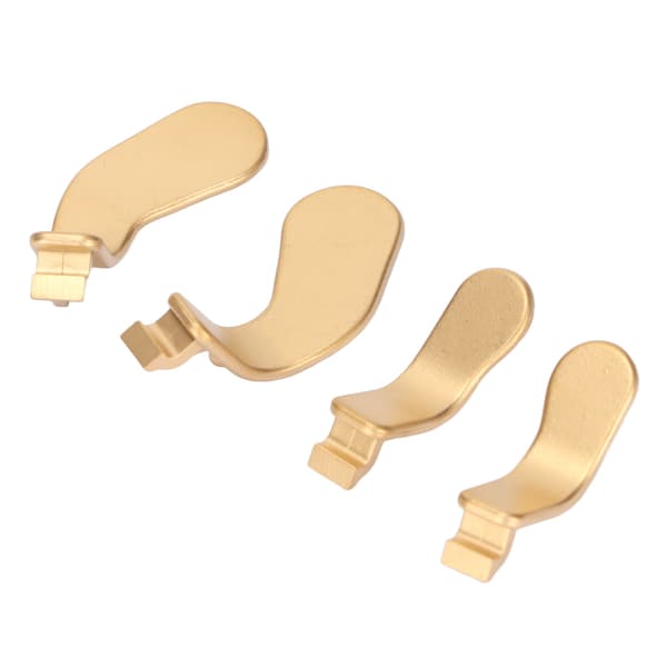 4 stk. kontrollpaddler i rustfritt stål, reservedeler til Xbox One Elite Controller Series 2 Model 1797 Gull