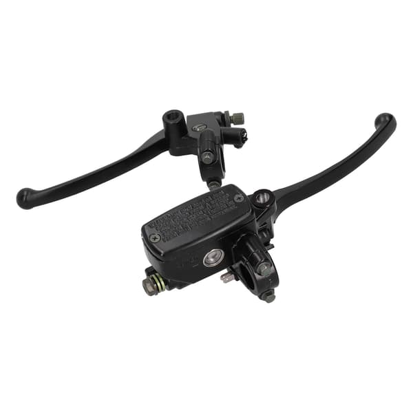 22mm Universal Motorcykel Hydraulisk Brems- og Koblingsgrebssæt Sort CNC Aluminium Legering