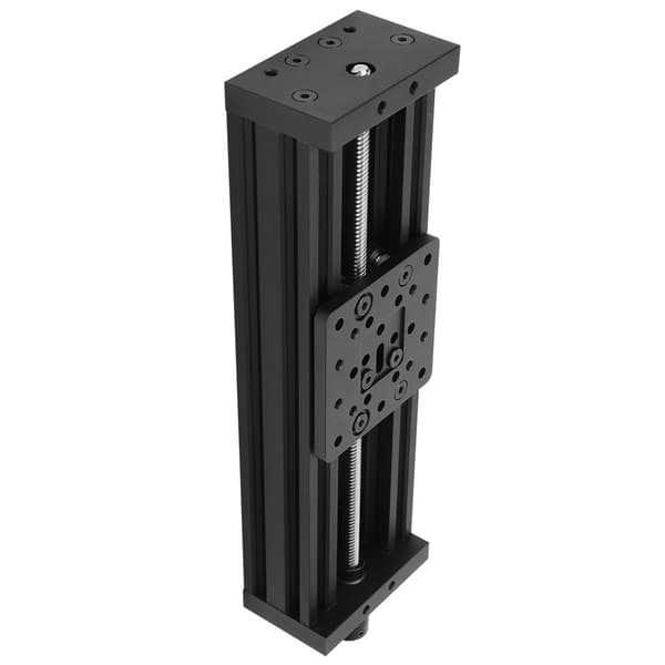 Lineær Leje Slide Aluminium Legering 3D Printer Graveringsmaskine Blyskrue 2mm Sort Sølv 250mm