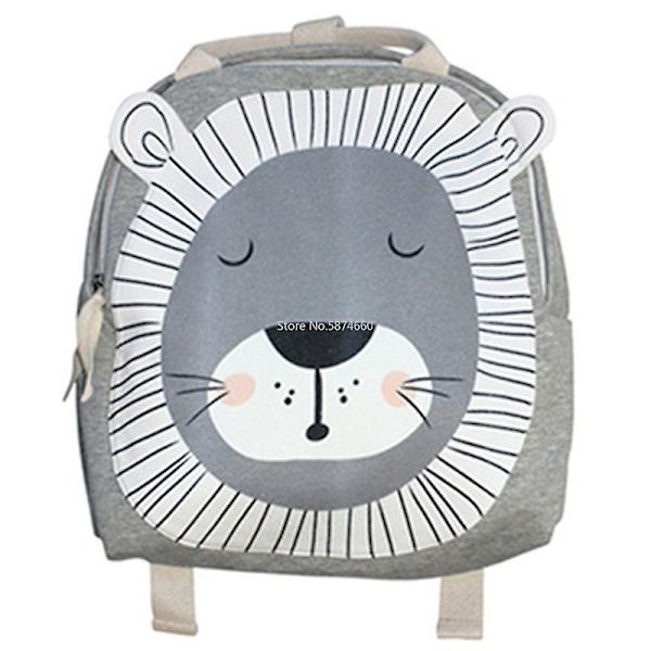 Barn Ryggsäck Toddler Barn Skolväska Ryggsäck-lejon lion