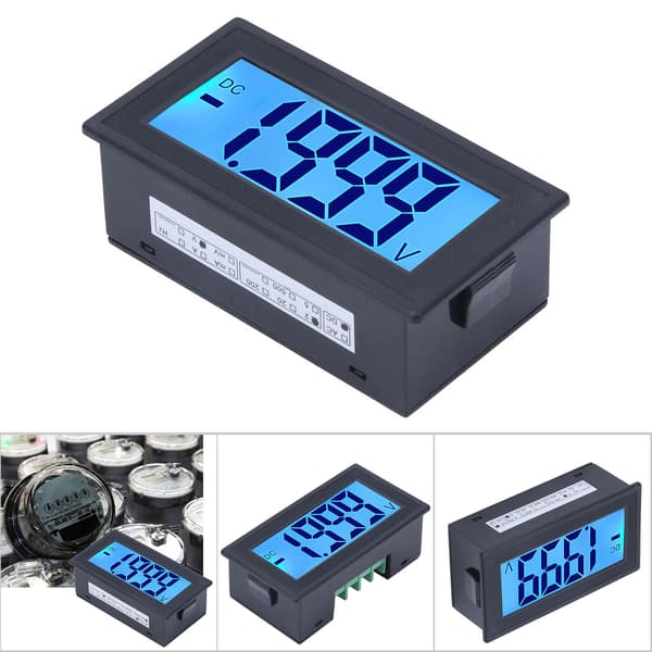 YB5135DB DC Digital Voltmeter LCD-skjerm AC 100-240V Strømforsyning DC 0-2V