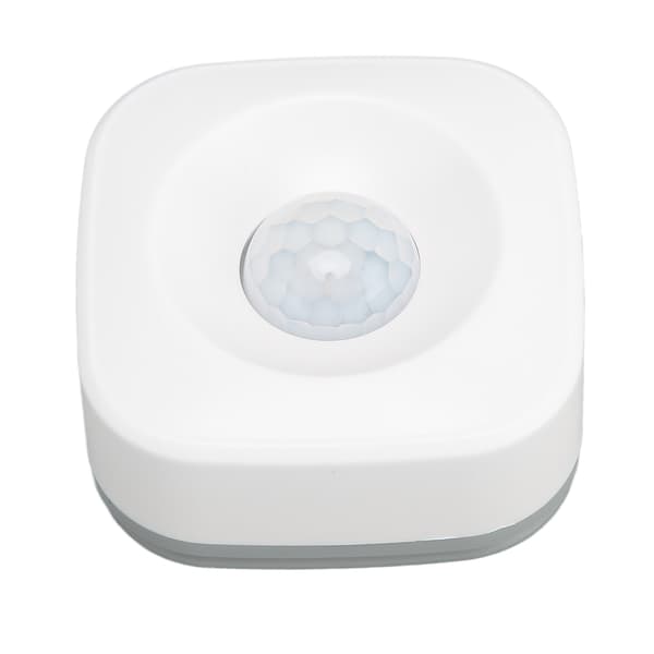 Trådlös Rörelsedetektor APP-kontroll Alarmfunktion Länkad PIR Rörelsesensor för Vardagsrum Sovrum Balkong Vit