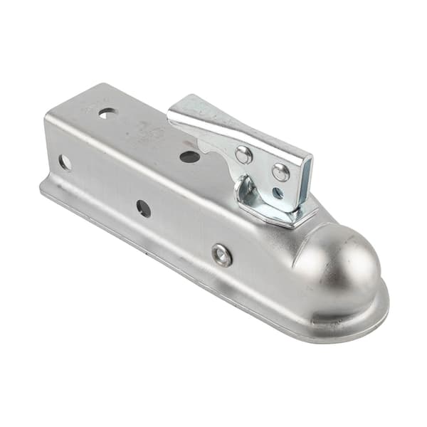 Kraftig 50 mm släpvagnskoppling bromsad pressad stål dragkrok