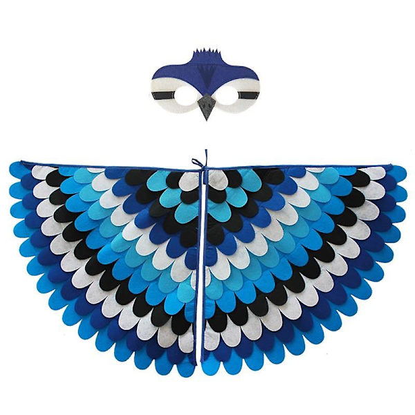 Filt Animal Bird Wings Cape Set