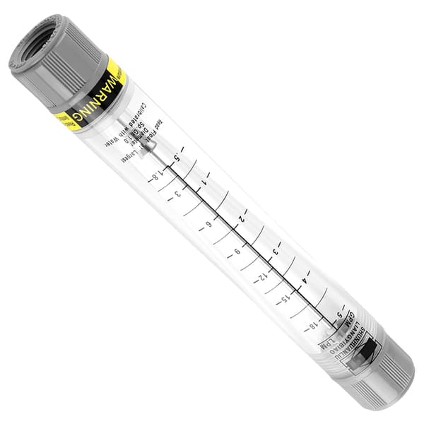 Inline Flow Meter til Væskerør 0.5-5 GPM 1.8-18 LPM