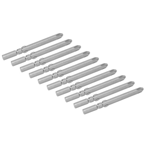 Magnetisk S2 Legerat Stål Phillips Skruvmejsel Set 10st 5mm