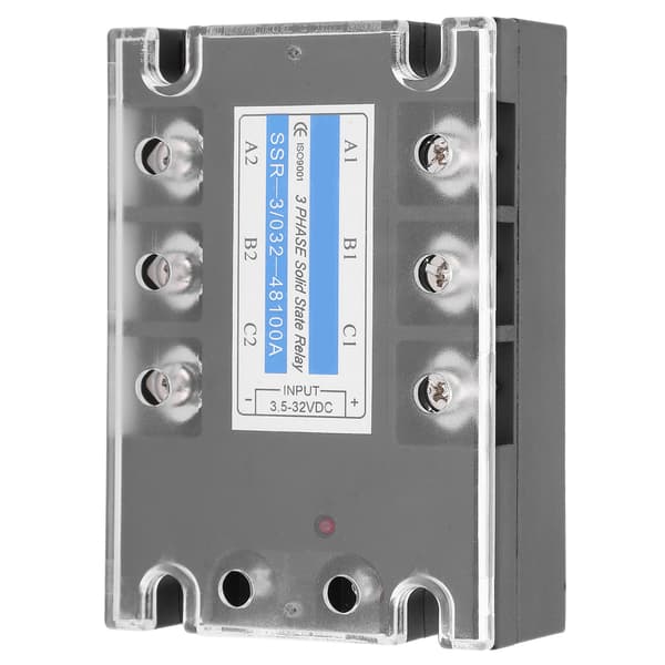 3-fas Solid State Relä SSR-3 D48100 100A DC Kontroll AC 480V