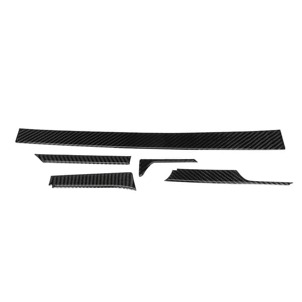 Kolfiber Mittkonsol Trim Panel Vänsterstyrd för Chevrolet Camaro 2017 2019