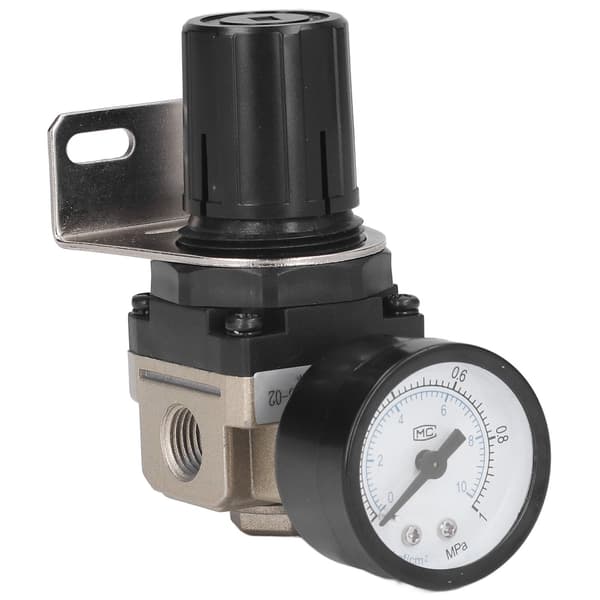 AR2000 02 G1 4 Lufttrycksregulator 0,05 0,85 MPa Justerbar Kontrollventil med Mätare